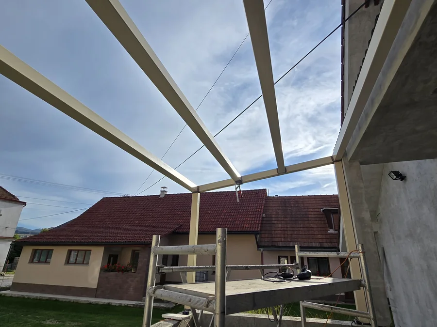 Zastrešenie terasy — nosná konštrukcia
